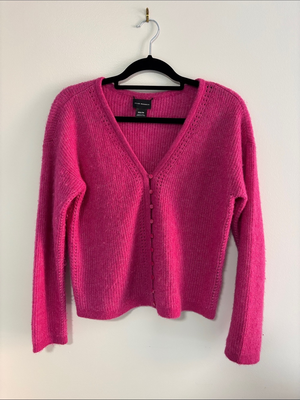 Club Monaco | Reversible V Neck Cardigan | XXS